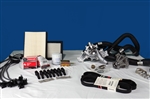 engine installation kit for engine supplied with water pump